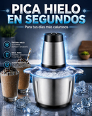 Picatodo Eléctrico Sokany 2L en Acero Inoxidable + Afilador PREMIUM GRATIS